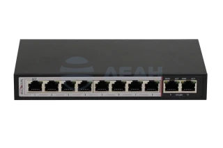 Коммутатор неуправляемый с PoE PND-08P-2G (120W) (Polyvision)
