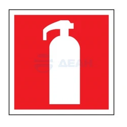 Знак пожарной безопасности ЗНАК ПБ 100х100 "Огнетушитель"  (Электротехника и Автоматика)