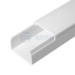 Кабель-канал бел.2зам.в г/к100х60(16м)(PR.0610060)  (Промрукав)