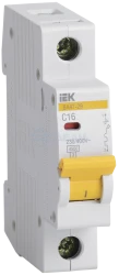 Автоматический выключатель однополюсный MVA20-1-016-C  (IEK)
