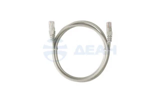 Патч-корд UTP 5e кат. литой, серый, 3.0м (16-060) (ЭЛЕТЭК)